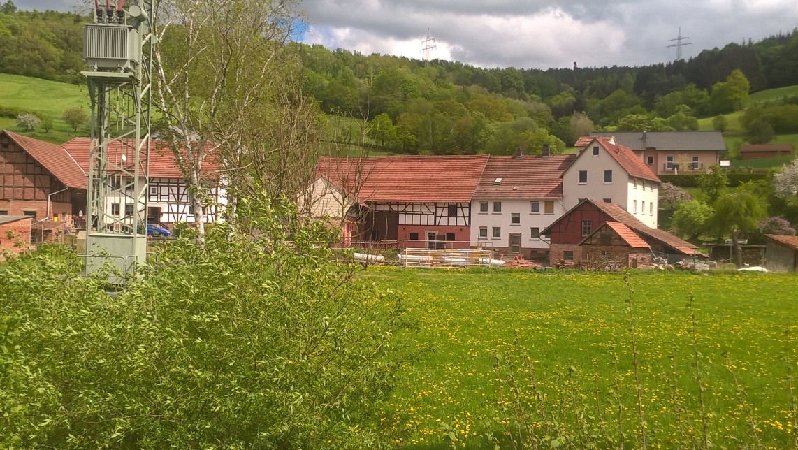 Mühle in Malkomes am 30. April 2018
