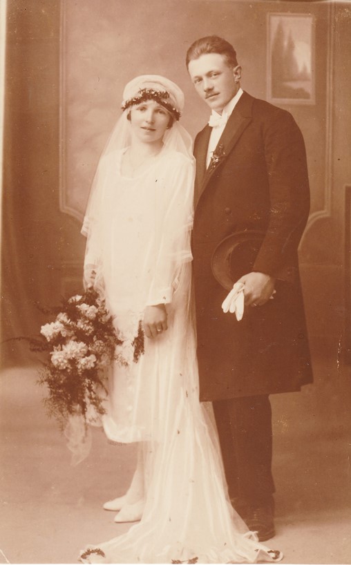 Maria und Wenzel Berndt - Hochzeit am 12.4.1926
