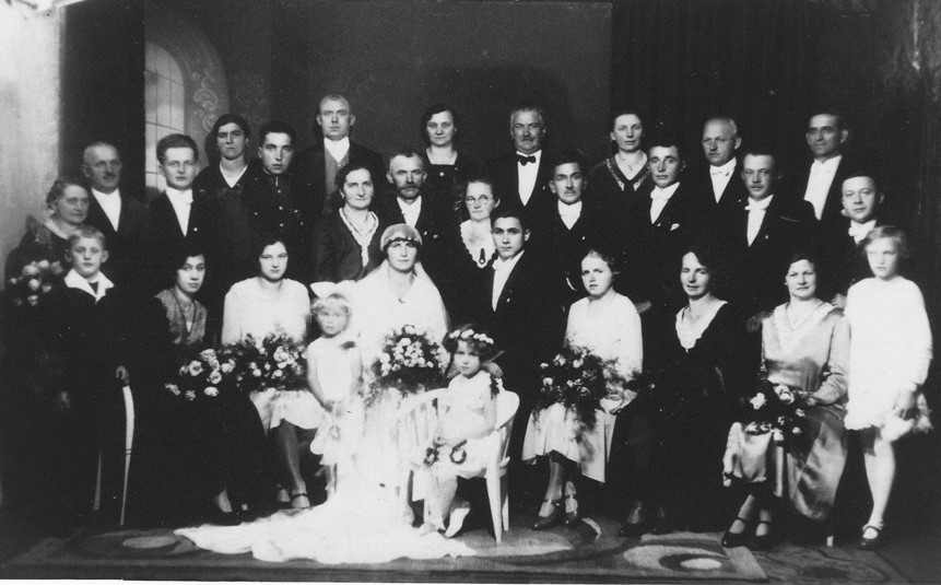 Hochzeit Anna und Alfred Kindermann 1930